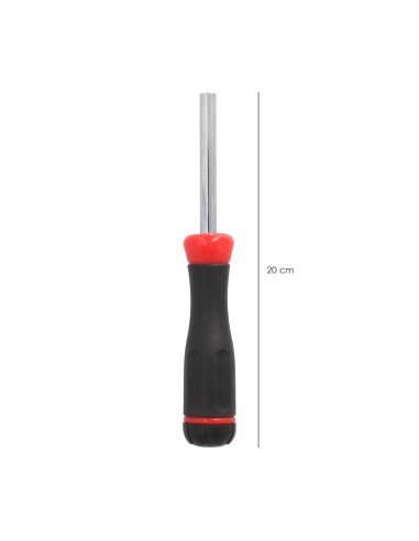 Juego De Puntas con Destornillador 1/4" 7 Piezas. Acero Cromo Vanadio, Kit Destorpuntas, Puntas Destornillador.