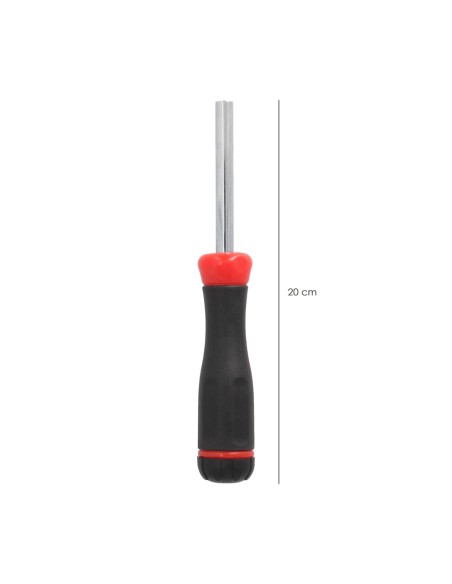 Juego De Puntas con Destornillador 1/4" 7 Piezas. Acero Cromo Vanadio, Kit Destorpuntas, Puntas Destornillador.