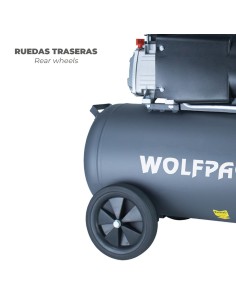 Compresor Aire Wolfpack 50 Litros / 8 Bares / 1,5 Kw - 2,0 HP 2