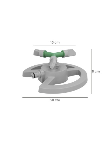 Aspersor Plastico Giratorio 3 Brazos.