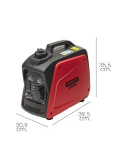 Generador Inverter Gasolina Silencioso 0,8 Kw Motor 4 Tiempos. Motor 4 Tiempos OHV. Estación Energia Generador Electricidad 2