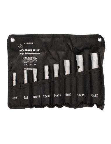 Juego Llaves Tubo Tubular Wolfapck 8 Piezas