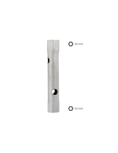 Llave Tubo Tubular 24x26 Fabricada en Acero Cromo Vanadio, Llave Grifería, Llave De Tubo Para Grifos, Llaves De Tubo Doble
