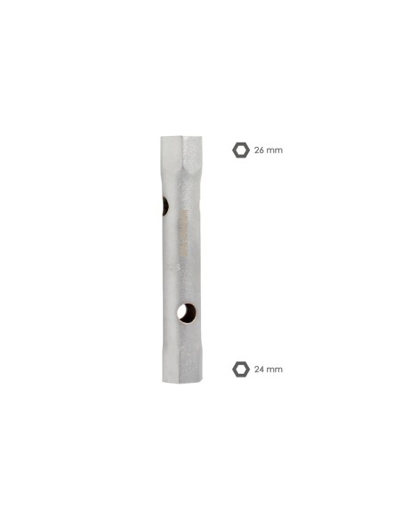 Llave Tubo Tubular 24x26 Fabricada en Acero Cromo Vanadio, Llave Grifería, Llave De Tubo Para Grifos, Llaves De Tubo Doble
