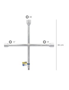 Llave Cruz Wolfpack 17x19x22x1/2" Coche 2