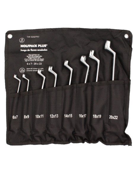 Juego Llaves Acodadas Wolfpack Plus 8 Piezas