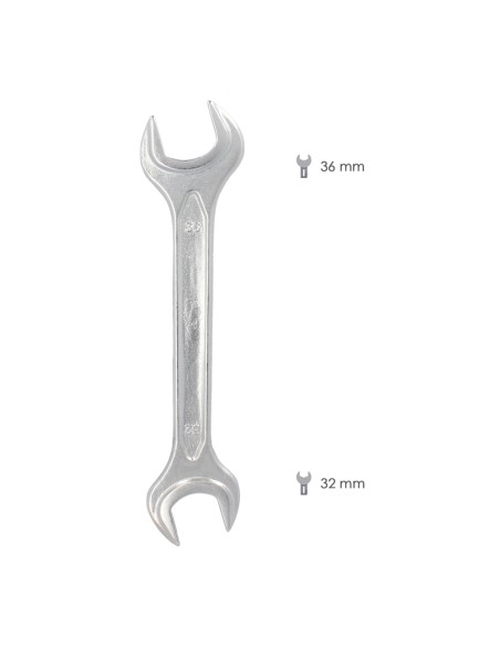 Llave Fija Plus Acero Cromo Vanadio 32x36 DIN 3110. Llave Fija, Llave Fija Doble