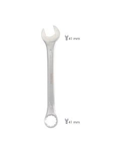 Llave Combinada Plus 41x41 Acero Cromo Vanadio DIN 3113. Llave Doble Boca, Llave Fija, Llave Estrella 2