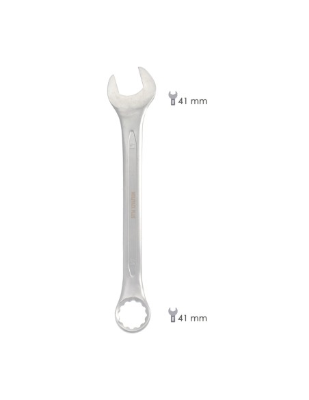 Llave Combinada Plus 41x41 Acero Cromo Vanadio DIN 3113. Llave Doble Boca, Llave Fija, Llave Estrella