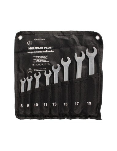Juego Llaves Combinadas Wolfpack Plus 8 Piezas