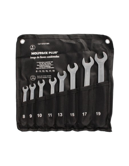 Juego Llaves Combinadas Wolfpack Plus 8 Piezas