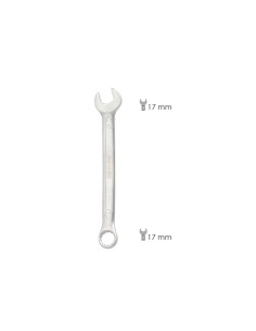 Llave Combinada Plus 17x17 Acero Cromo Vanadio DIN 3113. Llave Doble Boca, Llave Fija, Llave Estrella 2