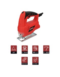 Sierra Vaiven 400 Watt. Sierra de Calar, Profundidad Corte 55 mm. Madera. Inclinable 2