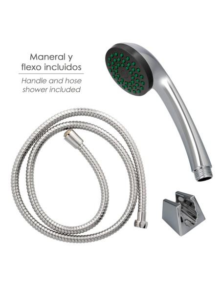 Monomando Ducha "Hamburgo" Grifo Baño, Grifo Encimera, Grifo Cocina, Grifo Mezclador. Cartucho Ceramico Ø 35 mm.