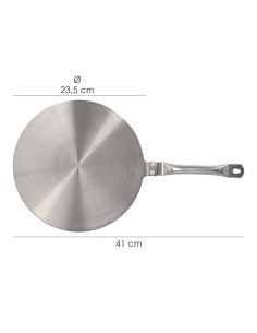 Adaptador Para Induccion / Vitroceramica Ø 23.5 cm. 3 Capas Acero Inoxidable / Aluminio 2