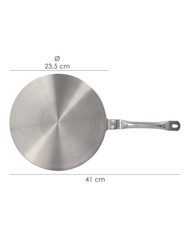 Adaptador Para Induccion / Vitroceramica Ø 23.5 cm. 3 Capas Acero Inoxidable / Aluminio