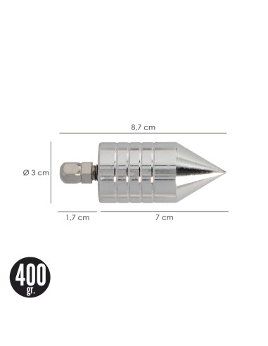 Plomada Profesional Nuez Iman 400 gramos