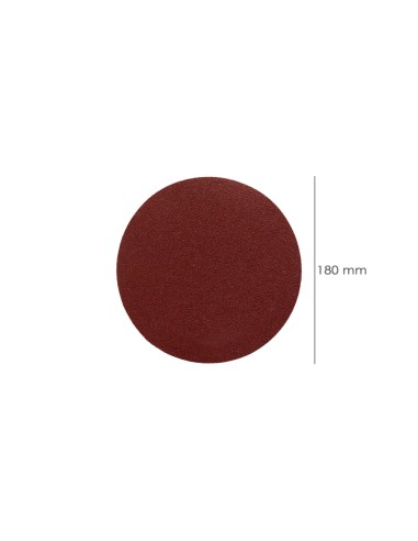 Lija Recambio Velcro Para Amoladora Ø 180 mm. grano 180 (10 Piezas)