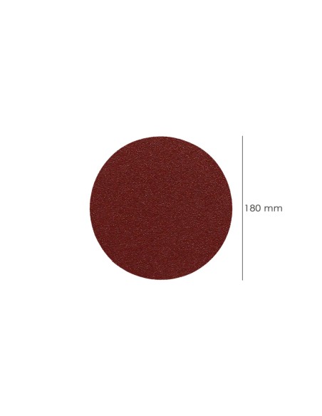 Lija Recambio Velcro Para Amoladora Ø 180 mm. grano 120 (10 Piezas)