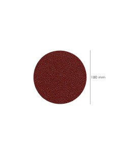 Lija Recambio Velcro Amoladora Ø 180 mm. Grano 80 (10 Piezas) 2