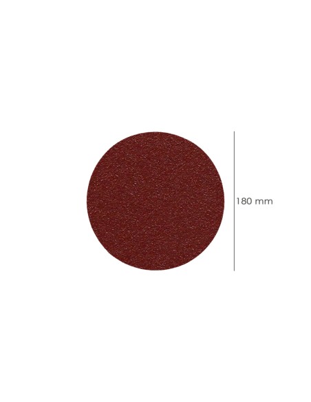Lija Recambio Velcro Amoladora Ø 180 mm. Grano 80 (10 Piezas)