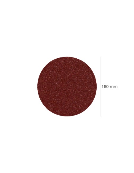 Lija Recambio Velcro Amoladora Ø 180 mm. Grano 40 (10 Piezas)