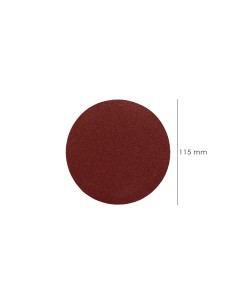 Lija Recambio Velcro Amoladora Ø 115 mm. grano 180 (10 Piezas) 2