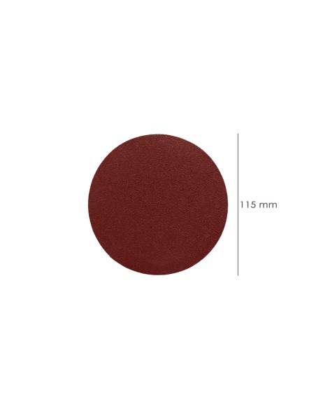 Lija Recambio Velcro Amoladora Ø 115 mm. grano 180 (10 Piezas)