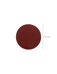 Lija Recambio Velcro Amoladora Ø 115 mm. Grano 120 (10 Piezas) 2