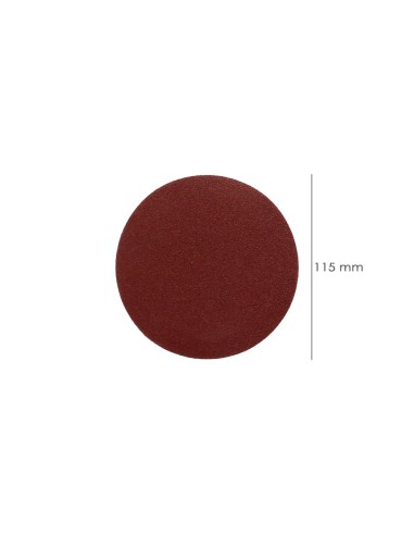 Lija Recambio Velcro Amoladora Ø 115 mm. Grano 120 (10 Piezas)