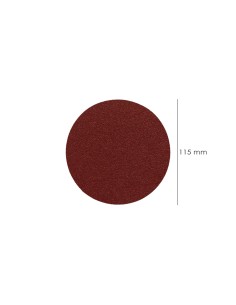 Lija Recambio Velcro Para Amoladora Ø 115 mm. Grano 80 (10 Piezas) 2