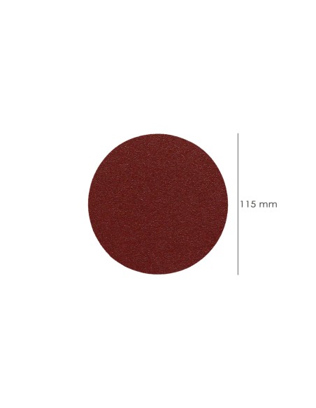 Lija Recambio Velcro Para Amoladora Ø 115 mm. Grano 80 (10 Piezas)