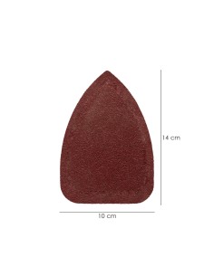 Lija Recambio Delta 140x100 mm. sin Agujeros Grano 80 (10 Piezas) 2