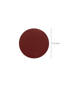 Lija recambio velcro disco Ø 125 mm. con agujeros grano 240 (10 Piezas) 2