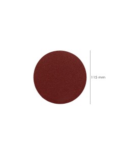 Lija Recambio Velcro Disco Ø 125 mm. Con Agujeros Grano 180 (10 Piezas) 2