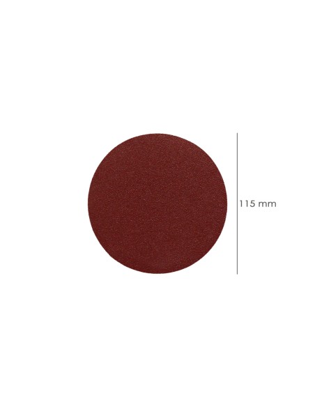 Lija Recambio Velcro Disco Ø 125 mm. Con Agujeros Grano 180 (10 Piezas)