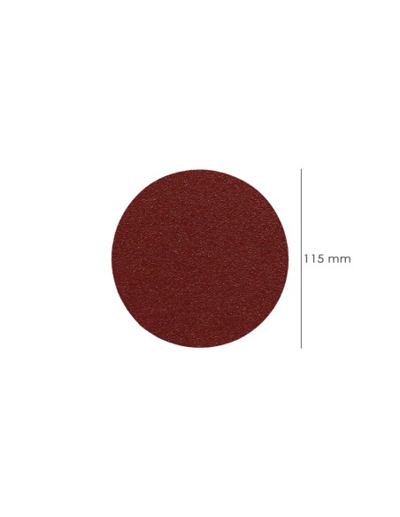 Lija Recambio Velcro Disco Ø 125 mm. con Agujeros Grano 80 (10 Piezas)