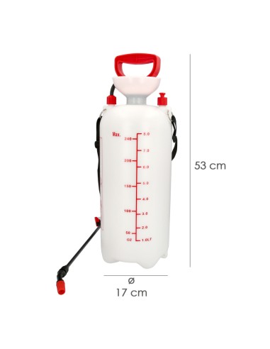 Sulfatadora Manual 8 Litros, Pulverizador Presion Previa, Mochila De Presion, Pulverizador Espalda, Mochila Pulverizador,