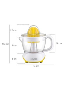 Exprimidor Naranjas Electrico 25 Watt. Capacidad 700 Ml. Exprimidor Zumo Narajas, Exprimidor Fruta 2