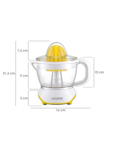 Exprimidor Naranjas Electrico 25 Watt. Capacidad 700 Ml. Exprimidor Zumo Narajas, Exprimidor Fruta