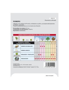 Semillas Aromaticas Romero (0.1 gramos) Horticultura, Horticola, Semillas Huerto. 2