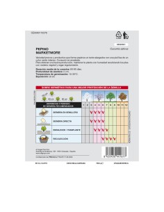 Semillas Pepino Marketmore (5 Gramos) Semillas Verduras, Horticultura, Horticola, Semillas Huerto. 2
