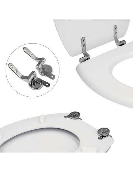 Kit Bisagra Asiento Wc