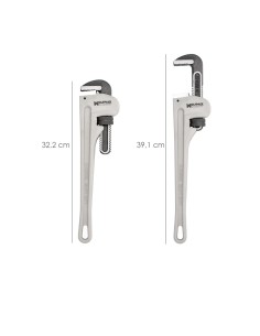 Llave Stillson Heavy Duty Aluminio 14" Llave Para Tubos, Llave Plomeria, Llave Para Tuberias, Llave Grifa. 2