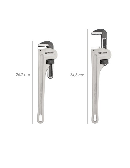 Llave Stillson Heavy Duty Aluminio 12" Llave Para Tubos, Llave Plomeria, Llave Para Tuberias, Llave Grifa.