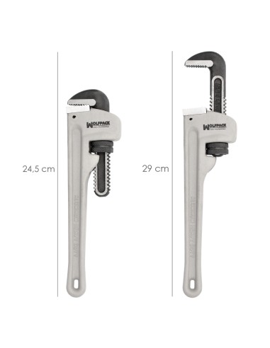 Llave Stillson Heavy Duty Aluminio 10" Llave Para Tubos, Llave Plomeria, Llave Para Tuberias, Llave Grifa.
