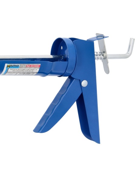 Pistola Silicona Basic. Color Azul. Pistola Selladora, Pistola Selladora Silicona, Pistola Calafateo, Pistola Calafatear,