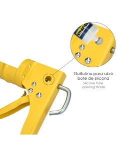 Pistola Silicona Amarilla, Pistola Selladora, Pistola Selladora Silicona, Pistola Calafateo, Pistola Calafatear, 2