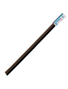 Burlete Puerta Pvc Marron Con Cepillo 1metro 2