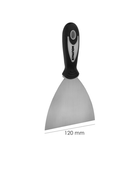Espatula 120 mm. Mango Goma y Acero Inoxidable